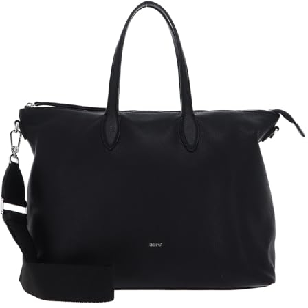 ABRO Shopper CLIVIA Black/Nickel One Size Damen, Schwarz/Nickel, Retro