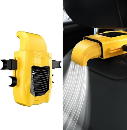 High-Tech Place VOL Seat MULTIFUCTIONNEL MURTIFUNCTIONNEL F415 Ventilateur USB (Jaune)