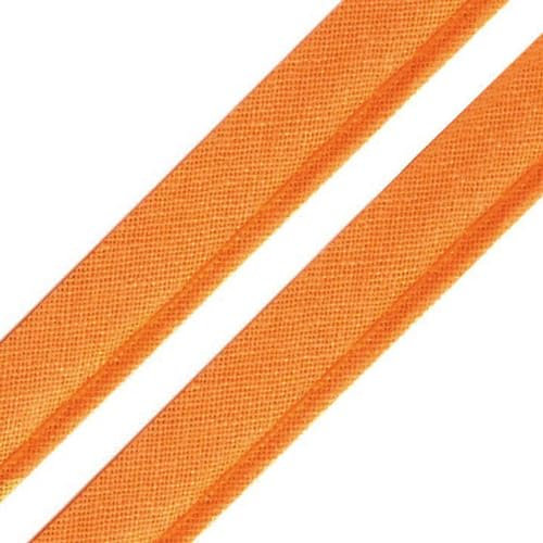 5m Paspelband Stoffband Nähkante Paspelschnur zum Nähen 10mm breit Farbwahl, Größe:10mm, Farbe:pastellorange