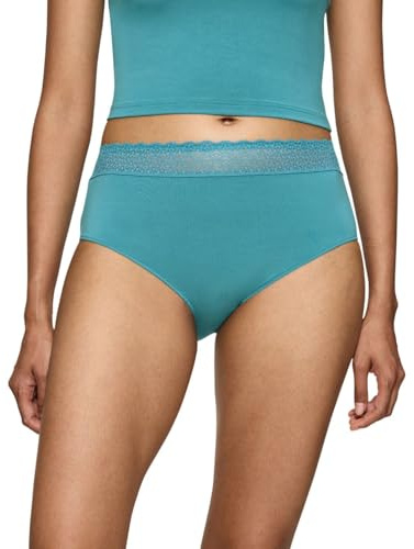 Triumph Women's Feel Of Modal Midi SHIRT, Blue, XS