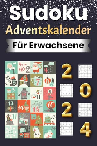 Sudoku Adventskalender 2024 für Erwachsene