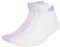 adidas Mixte Cushioned Sportswear Ankle Socks 3 Pairs, Powder Plum/White/Halo Mint, 8.5-10