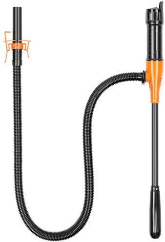 Pompe de Transfert Electrique Pompe à Essence pour Bidon Pompe de Transfert Liquide à Piles, pour Bidon à Aspiration Automatique, Pompe à Essence Gaz 2.6GPM, pour Feux de Chauffage Eau Gaz