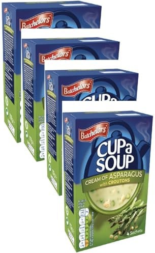 Cup A Soup Cream Of Asparagus Croutons 4 Pack 117G (4 Pack)