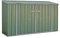 ABSCO | 7 x 3 Metal Bike Store | Double Doors | Pent Roof | Opening Lid | Garden Steel Storage Bicycle Shed | 7ft x 3ft | 2.26m x 0.78m (Green)