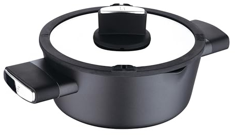 BERGNER Casseruola 20x8,4cm 2L in alluminio forgiato con sistema HEAT-DOT induzione linea Ion Plus