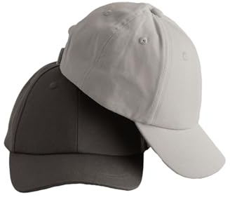 NEXT Jungen Baseball Caps aus 100% Baumwolle, 2er-Pack Grey/Charcoal 5 Jahre