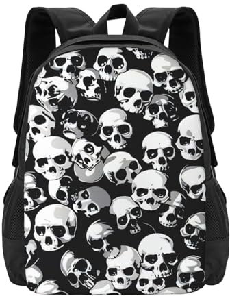 LEVNDIEJ Sac à dos décontracté avec imprimé grande capacité pour ordinateur portable de 15