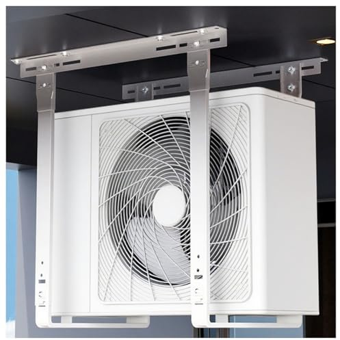 Soporte de techo para aire acondicionado, soportes de instalación en azotea para unidades condensadoras de aire acondicionado, base de bomba de calor de acero galvanizado de alta resistencia, estant
