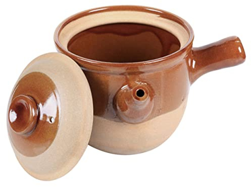 Pottery Clay Traditional Chinese Medicine 1.5l Stockpot Cooker | Claw-foot Cooking Vessel, Convenient Spout for Pouring, Multi-purpose Stewing and Soup Heating