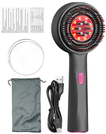 Hair Massager Brush, 2 in 1 Hair Oil Applicator, Handheld Head Scratcher | Massager Brush Comb for Women and Men