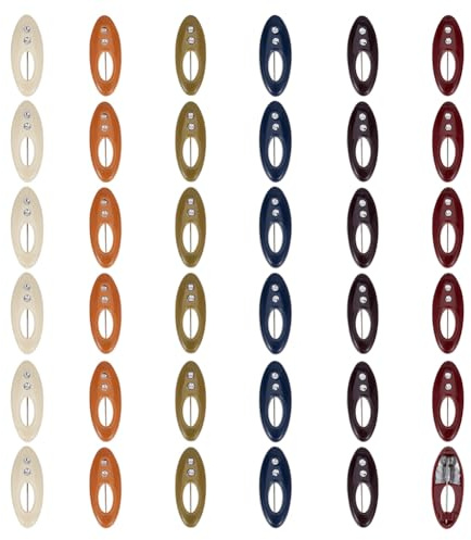 OLYCRAFT 36 Packung Schal Sicherheitsnadeln Hijab Sicherheitsnadeln Ovale Hijab Nadel Aus Harz Kopftuch Dekorationsnadel Sichere Hijabs Accessoires Für Schals Bandanas Schals Sari Kleidung