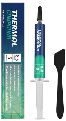 KOAHDE Premium Performance Wärmeleitpaste für alle Prozessoren,4G,1PC,Hochleistungs-Silikon-Wärmeleitpaste für Kühlung aller CPU,Lange Haltbarkeit