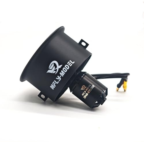 XFLY-MODEL 64mm 12-Blade EDF Electric Ducted Fan with 6S 2840-KV2300 Brushless Outrunner Motor RC Model Jet Aircraft