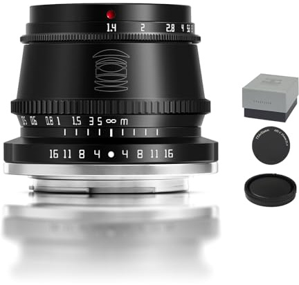 TTARTISAN 35 mm f1.4 APS-C manueller Fokus Objektiv für X-Mount, schwarz