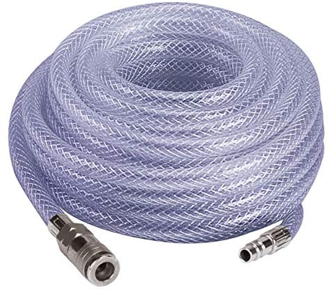 Einhell Original Manguera tela de 15 m (accesorios para compresores, 15 m, diámetro interior 9 mm, rosca interior R 1/4'', presión trabajo máx. 15 bar, adecuada para todos los compresores habituales)