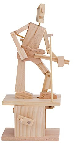 TIMBERKITS GUIT0001 Mechanischer Musiker, Naturholz