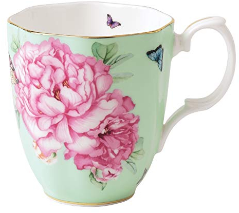 Royal Albert Miranda Kerr by Miranda Kerr Becher Freundschaft, Bone China, grün, 0,4 Liter, Knochenporzellan, 1 Stück (1er Pack)
