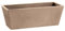 hydroflora 63002325 fioriera da Balcone Nicoli Mysia 50 x 20 x 18 cm, Colore Avana Opaco