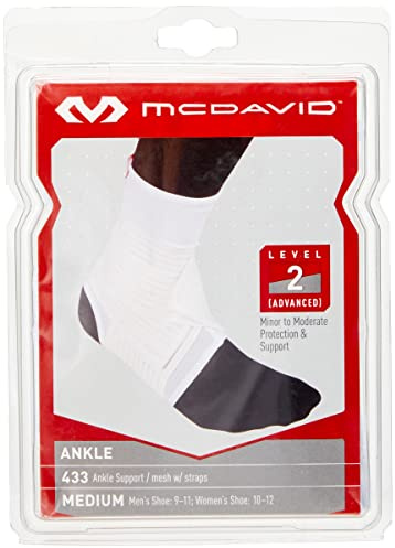 McDavid Knöchelbandage mit Doppelriemen, Schuhgröße - L