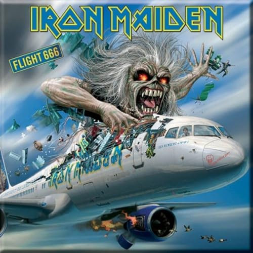 HappyFans Iron Maiden Postcard: Flight 666 - Commemorative Greeting Card