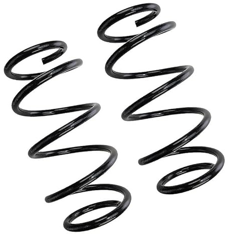BESTPRICE 2x Fahrwerksfeder vorne Schraubenfeder links & rechts Kompatibel mit AUDI A3 (8L1), SEAT AROSA (6H1), SKODA OCTAVIA 1 (1U5) (1U2), VW POLO (6N1), BORA (1J2) (1J6), GOLF 4 (1J1) (1J5), LUPO