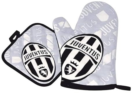 Juventus Lot manique et gant pour la cuisine, produit officiel