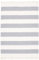 RugVista, Cotton Stripe, Teppich, Kurzflor Teppich, 140 x 200 cm, Rechteckiger, Moderner Kelim Teppich, Wolle, Flur, Schlafzimmer, Küche, Wohnzimmer, Steel Grey, Beige