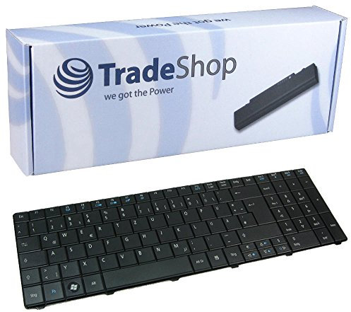 Trade-Shop Laptop-Tastatur/Notebook Keyboard Ersatz Austausch Deutsch QWERTZ für Acer Aspire 7535/g 7735/g 7735ZG 5252 5336 5552 5736 5736G 5250 5251 5253 5333 P5WE0 P5WE6 (Deutsches Tastaturlayout)