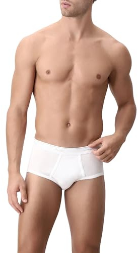 CAGI 3 Slip Classico Mutanda Uomo Art 1223 100% Cotone Filo di Scozia Bianco