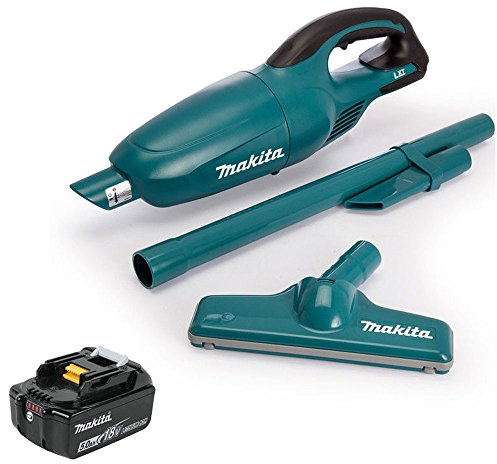 Makita DCL180Z Cordless 18V Li-ion Vacuum Cleaner Body With 1 x 5.0Ah Battery