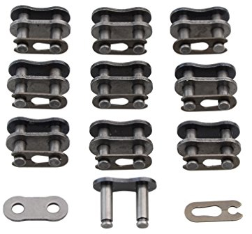 GOOFIT Lot de 10 connecteurs Master Link Remplacement pour Moto 110cc 125cc 150cc 200cc 250cc ATV Quad 4 Wheeler Pocket Bike Faits en Chine 420