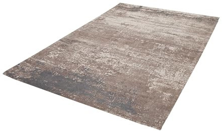 Invicta Interior Orientalischer Design Teppich Batik 240x160 cm grau Used Look Wohnzimmerteppich Orientteppich Baumwolle orientalisch