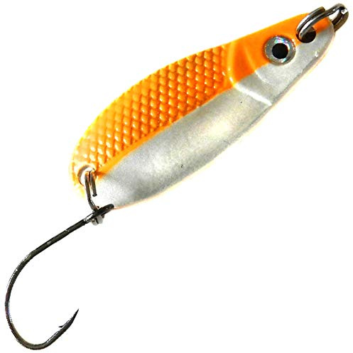 Paladin Trout Spoon Blinker 3,5g - Forellenblinker, Farbe:weiß-orange/orange-weiß