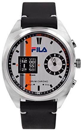 Fila Herren Uhr Armbanduhr Drum Roller 38-844-003 Leder