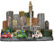 Johannesburg Südafrika 3D Kühlschrankmagnet Souvenirs Handgemachte Harz Magnetische Aufkleber Home Küche Dekoration, Johannesburg Kühlschrankmagnet Sammlung Geschenk