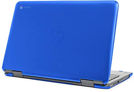 mCover Funda compatible solo con portátiles HP Chromebook X360 11 G3 EE / G4 EE 2020~2022 de 11.6 pulgadas (no es compatible con ningún otro modelo HP), color azul
