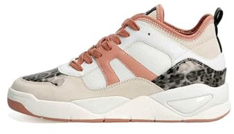 Guess Chaussures Femmes Sneakers FL7DR2FAB12 Whi Pi Blanc Rose
