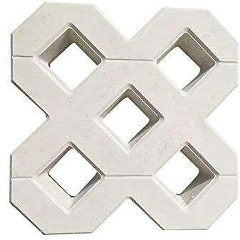 Moule pour Dalles en Beton Bricolage Square Garden Chemin béton Plastique Brique de Pavage Propylène Pavement Mold Walkway Jardin Bâtiments Accessoires Bricolage (Color : 40X40CM)