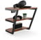 FITUEYES DESIGN Multimedia Wall Shelf Wood HiFi Rack for DVD Player Router Cable Boxes Record Player, Eiffel Series