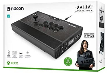 Arcade stick offciel Xbox Series. Compatible Xbox One et PC. Joystick et boutons d'actions Sanwa®