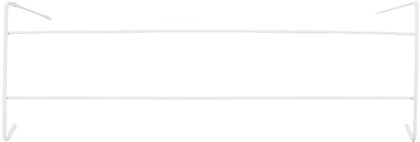 nifty 2 Bar Radiator Airer White - Clothes Drying Rack - Laundry Indoor Dryer Rail, Lightweight Washing Line, Portable Dryer Holder for Clothes, Towel and Socks, (Pack of 1, two bar Radiator)