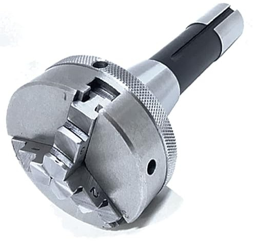 65 mm Drehfutter – 3 Backen, selbstzentrierend mit R8-Schaftbogen, hergestellt in Indien