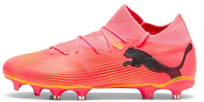 PUMA Herren Future 7 Match Fg/Ag Fußballschuhe, Sunset Glow Puma Black Sun Stream, 47 EU