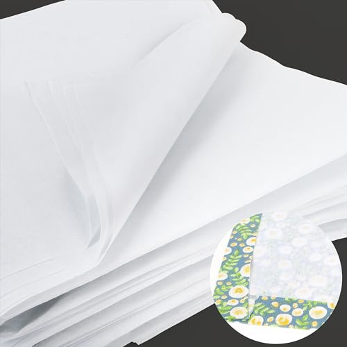 Lightweight Nonwoven Iron-on Fusible Interfacing: KINGSOW 100cm Wide - 3Metres White Single-Sided Non-Woven Interlining Iron on Interfacing Fabric
