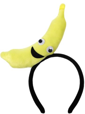Abaodam Fruchthaarreifen Performance-haarreifen Party-haarband Pflanzlicher Haarreifen Plüsch-haarbänder Kopfbedeckung Für Stirnbandhüte Für Teeparty Banane Kleidung