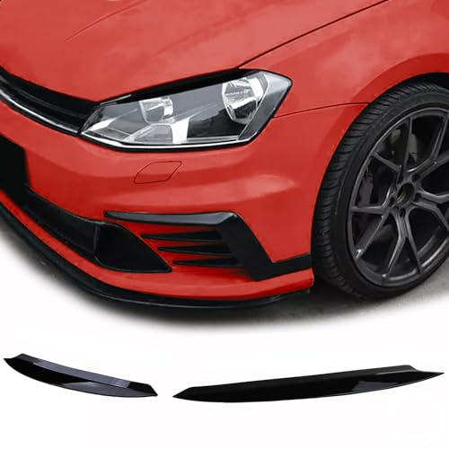 Scheinwerferblenden Böser Blick Schwarz Glanz passend für VW Golf 7 12-21