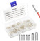 Aderendhülsen Unisoliert set 600 Stk Kabelhülsen Set Adernendhülsen 0,5-6,0mm²(0,5/0,75/1,0/1,5/2,5/4,0/6,0mm²) Für Drahtverbindungen und Elektrische Spleißungen (0,5-6,0mm² set)