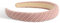 SXQLYH Haarreifen Gepolstert,Damen Stirnband Haarreif Dicker Haarband,Stirnbänder Weiches Stoff Haarreiffen,Gepolstertes Retro Style Haarband Bequeme Stirnbänder für Frauen und Mädchen (Rosa)