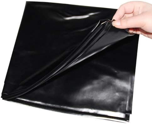 TUYMNI Wasserdichte Sexlaken Wasserdicht Bettlaken Bettwäsche Schwarz Weiche PVC (200 x 210 cm) Sex Bondage Sexblätter Lacktuch Für Ausgiebige Feucht-Spiele Im Bett Für Paare